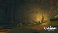 Ruin Mural past the second entrance (Image via Genshin Impact)